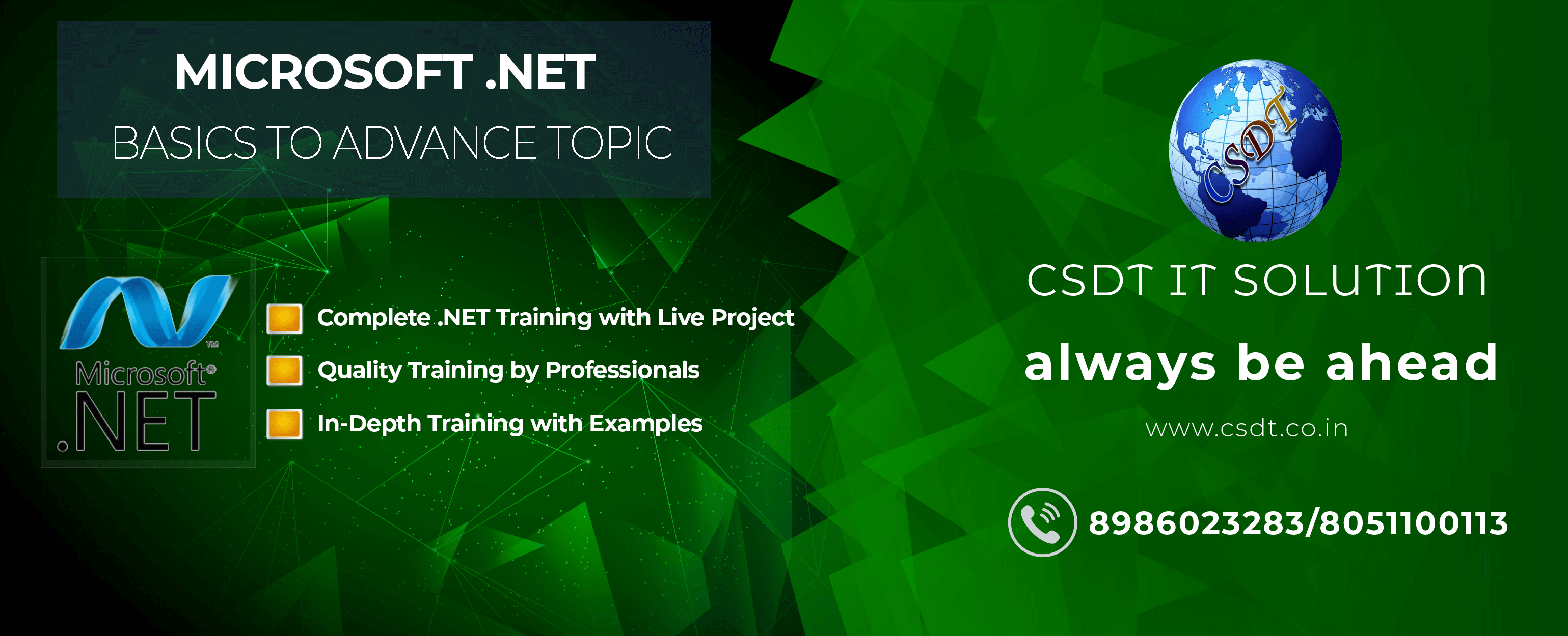 Microsoft dotnet Training Institute in Patna