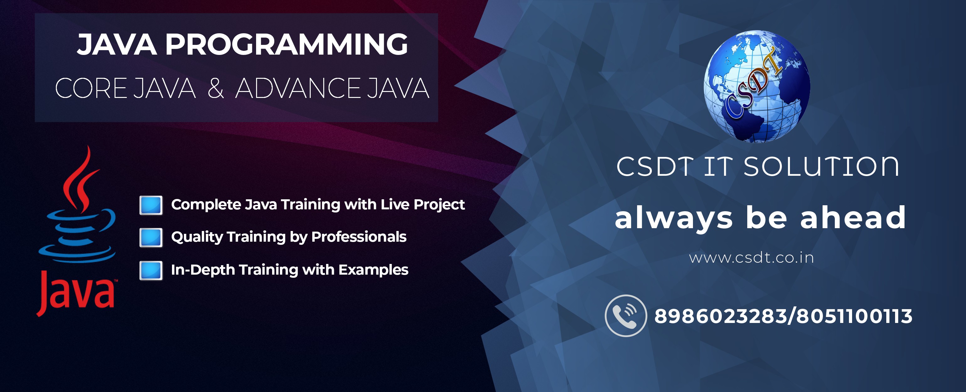 Java Mastery Institute: Core and Advanced Training in Patna