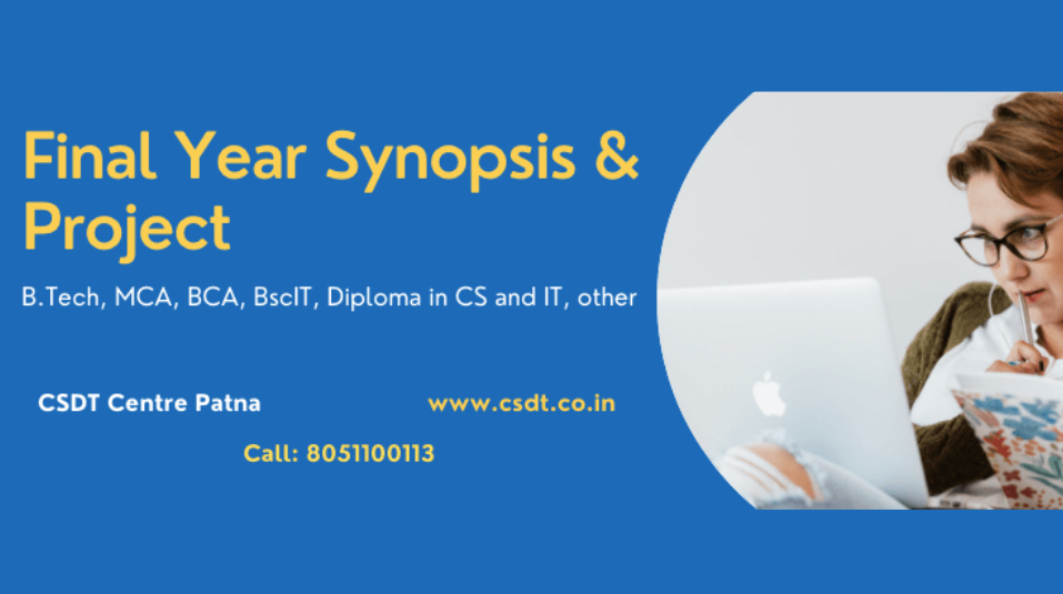 Synopsis-Based Training at CSDT Center, focusing on project-based learning and real-world application development.